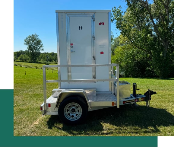 Executive single portable washroom